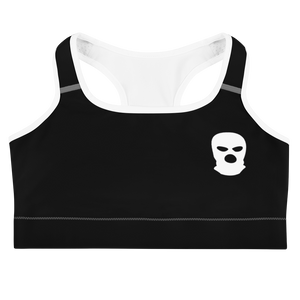 Crude Cartel Black Sports Bra