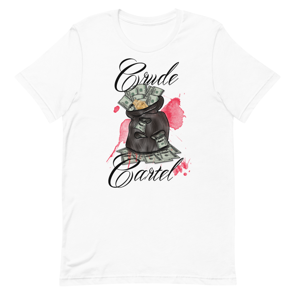 Crude Cartel Lifestyle White Short-Sleeve Unisex T-Shirt